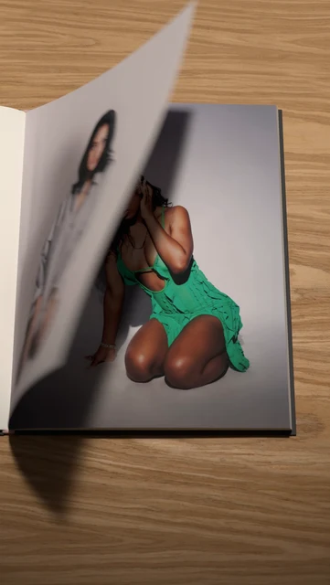 Accepted cut, the same page turn: the camera looks down on the page.